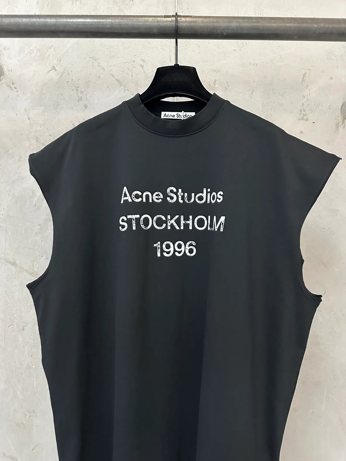 ￼ 110 Acne studios 26ss Classic logo : g Same Style Color: Black White Size: XS S M L